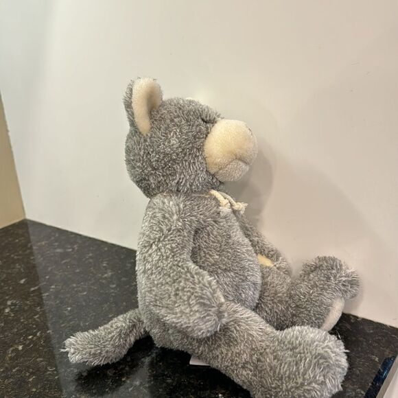 Gund 100 Years Plush Bear Grey Teddy  Bear  No. 1129  “Stringer Cat” - Picture 5 of 8